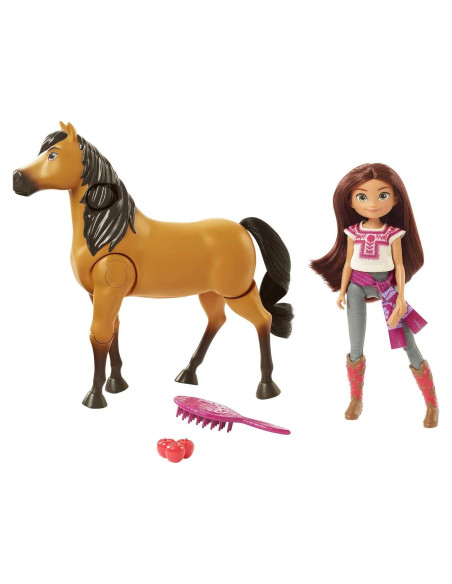 Muñeca Lucky y Caballo Spirit Mattel Juntos a Caballo 17.78 cm