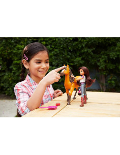 Muñeca Lucky y Caballo Spirit Mattel Juntos a Caballo 17.78 cm 2