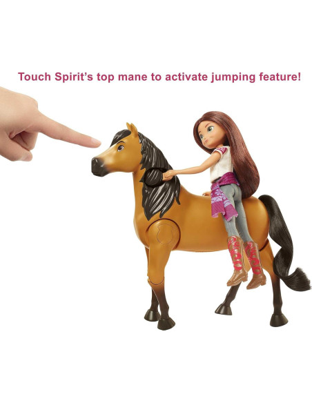 Muñeca Lucky y Caballo Spirit Mattel Juntos a Caballo 17.78 cm