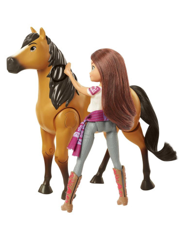 Muñeca Lucky y Caballo Spirit Mattel Juntos a Caballo 17.78 cm