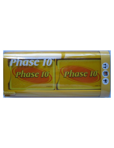 Juego de cartas Phase 10 MOD Mattel con estuche de viaje