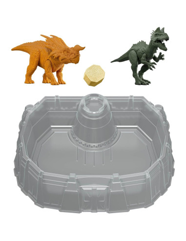 Mattel Dinosaurios Revelación 2 Juguetes con Arena de Batalla