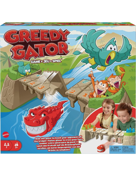 Juego de Niños Greedy Gator Mattel para 2 Jugadores