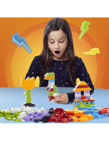 Mega Construx Caja de Ladrillos 480 Piezas Multicolor GJD23