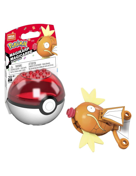 Set de Construcción Magikarp Mega Construx con Poke Ball