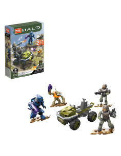 Set de Construcción Mega Construx Halo Mongoose UNSC con 4 Figuras