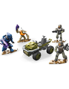 Set de Construcción Mega Construx Halo Mongoose UNSC con 4 Figuras 2