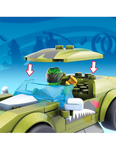 Set de Construcción Hot Wheels Muscle Bound - 102 Piezas