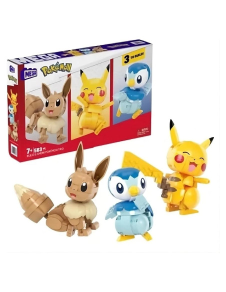 Kit de Juguete de Construcción Pokémon MEGA 583 Piezas