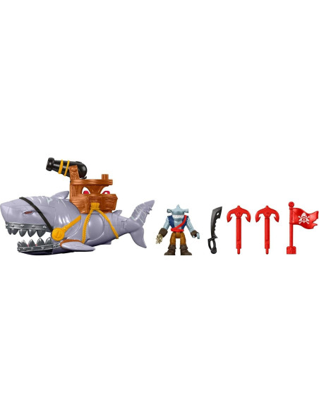 Tiburón Mega Boca Fisher-Price Juguete Pirata 21.5x10.2cm