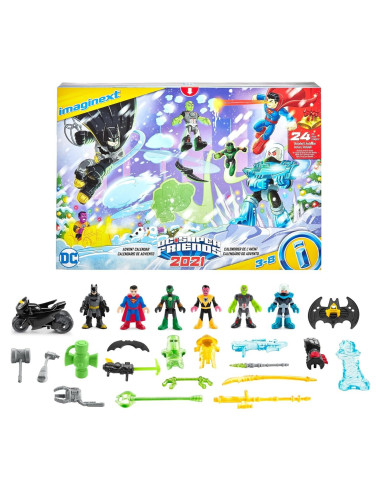 Calendario de Adviento Imaginext DC Super Friends 24 juguetes