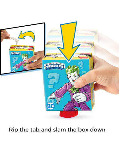 Juguete IMAGINEXT DC SLAMMERS LAFF Mattel 10x6x13cm