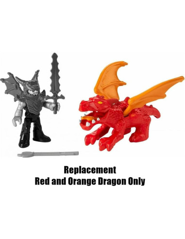Figura de Dragón de Repuesto Fisher-Price HCG66 Blazing Battler
