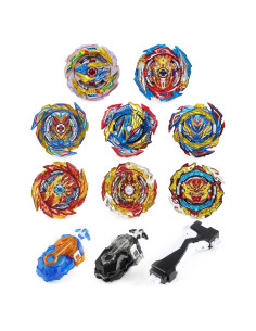 Conjunto de Juguetes Beyblade Desamvap 8 Tops Giratorios
