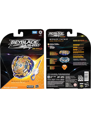 Peonza Beyblade Burst Pro Mirage Fafnir Tipo Resistencia