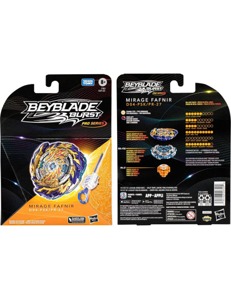 Peonza Beyblade Burst Pro Mirage Fafnir Tipo Resistencia