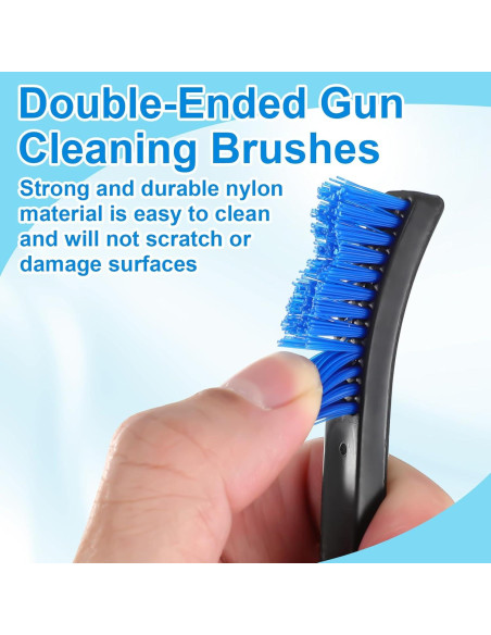 20 Cepillos de Limpieza Doble Extremo Boao 17.78 cm Nylon