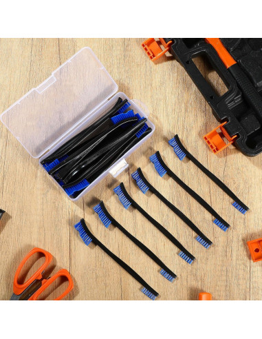 20 Cepillos de Limpieza Doble Extremo Boao 17.78 cm Nylon