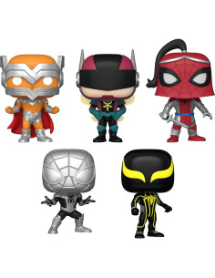 Funko Pop! Marvel Spider-Man 5 Pack Exclusivo Amazon 2