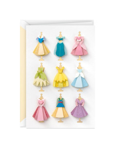 Tarjeta en blanco Hallmark Disney Princesas 12,7x18,3cm