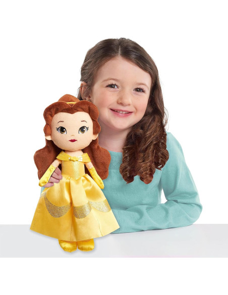 Muñeca de Peluche Disney Belle 30 cm Just Play Amarillo