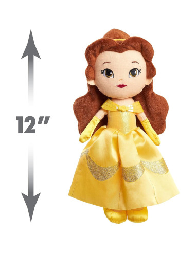 Muñeca de Peluche Disney Belle 30 cm Just Play Amarillo