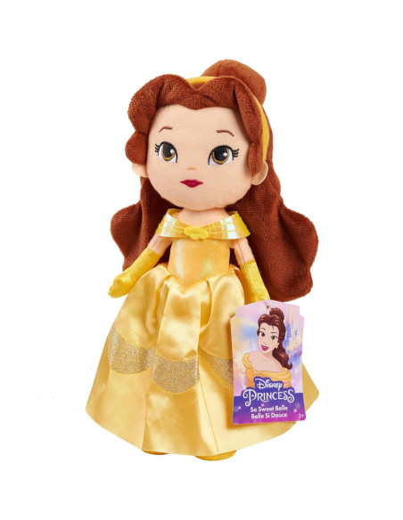 Muñeca de Peluche Disney Belle 30 cm Just Play Amarillo