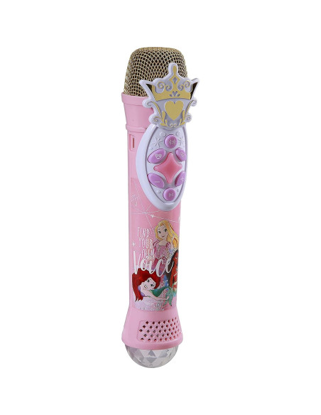 Micrófono Karaoke Disney Princess eKids Rosa Bluetooth