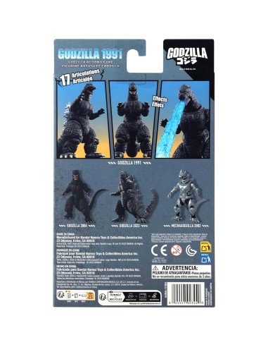 Figura de Acción Godzilla 1991 Bandai 15 cm Detallada