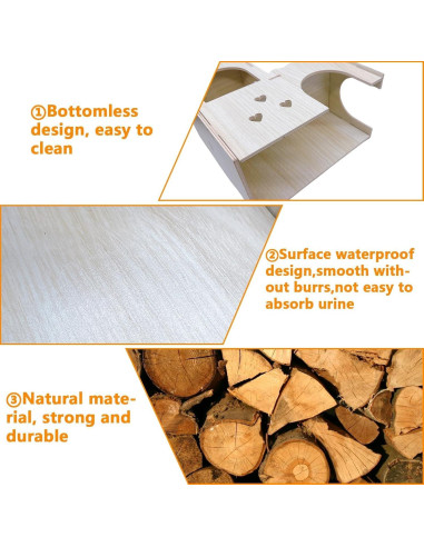 Casa Escondite Multicámara para Hámster Hamiledyi Patrón A