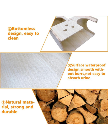 Casa Escondite Multicámara para Hámster Hamiledyi Patrón A