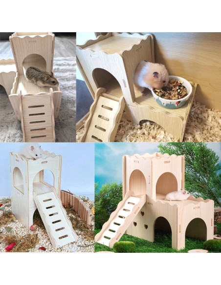 Casa Escondite Multicámara para Hámster Hamiledyi Patrón A