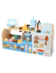 Heladería de Madera Melissa & Doug 42 Piezas Juguete de Juego