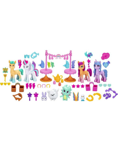 Mi Pequeño Pony Amigos de Maretime Bay - Juguete con 4 Figuras y 50 Accesorios