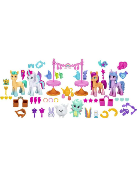 Mi Pequeño Pony Amigos de Maretime Bay - Juguete con 4 Figuras y 50 Accesorios