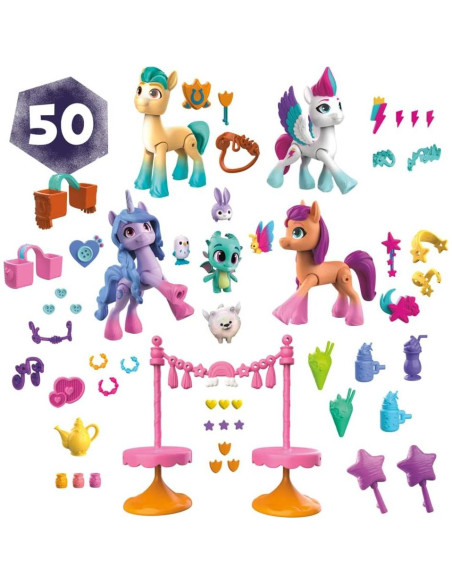 Mi Pequeño Pony Amigos de Maretime Bay - Juguete con 4 Figuras y 50 Accesorios