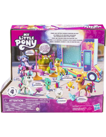 Mi Pequeño Pony Amigos de Maretime Bay - Juguete con 4 Figuras y 50 Accesorios