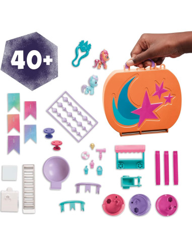 Mi Pequeño Pony Mini Mundo Mágico Set Port-Pony Bay con 2 Ponis