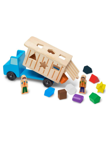 Camión Volquete de Madera Melissa & Doug con Clasificador