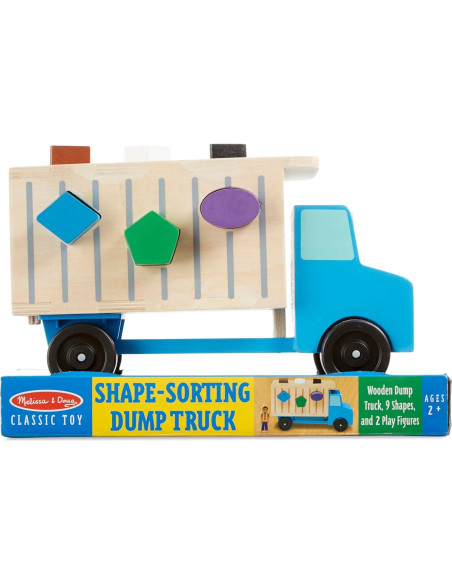 Camión Volquete de Madera Melissa & Doug con Clasificador