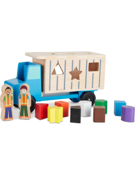 Camión Volquete de Madera Melissa & Doug con Clasificador