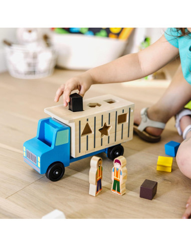 Camión Volquete de Madera Melissa & Doug con Clasificador