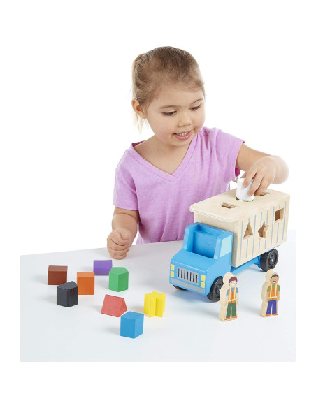 Camión Volquete de Madera Melissa & Doug con Clasificador