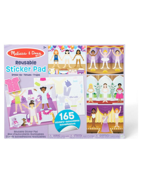 Almohadilla de Calcomanías Reutilizables Melissa & Doug 165+