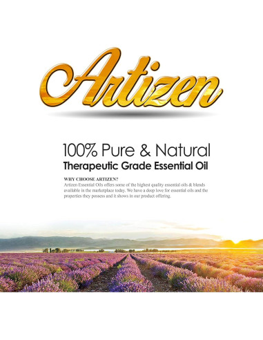 Aceite Esencial de Melissa Artizen 60 ml Puro para Aromaterapia