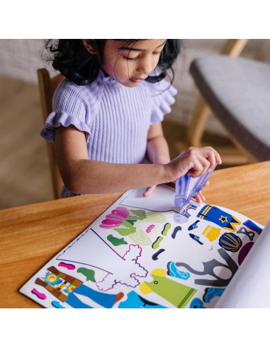 Almohadilla de Calcomanías Reutilizables Melissa & Doug 165+