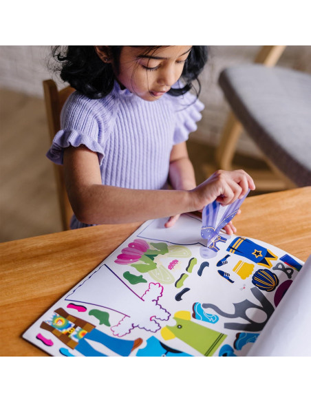 Almohadilla de Calcomanías Reutilizables Melissa & Doug 165+