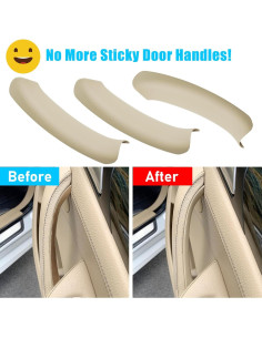 Cubiertas de Manija de Puerta Jaronx para BMW X3 F25/X4 F26 3PCS Beige 2