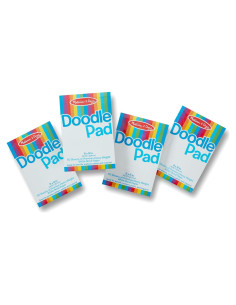 Bloc de Papel para Dibujar Melissa & Doug - 4 Paquetes de 50 Hojas