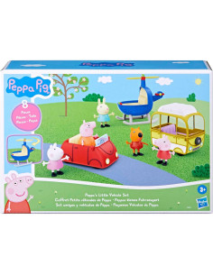 Juego de Vehículos Peppa Pig con 5 Figuras - Juguetes 3+ 2